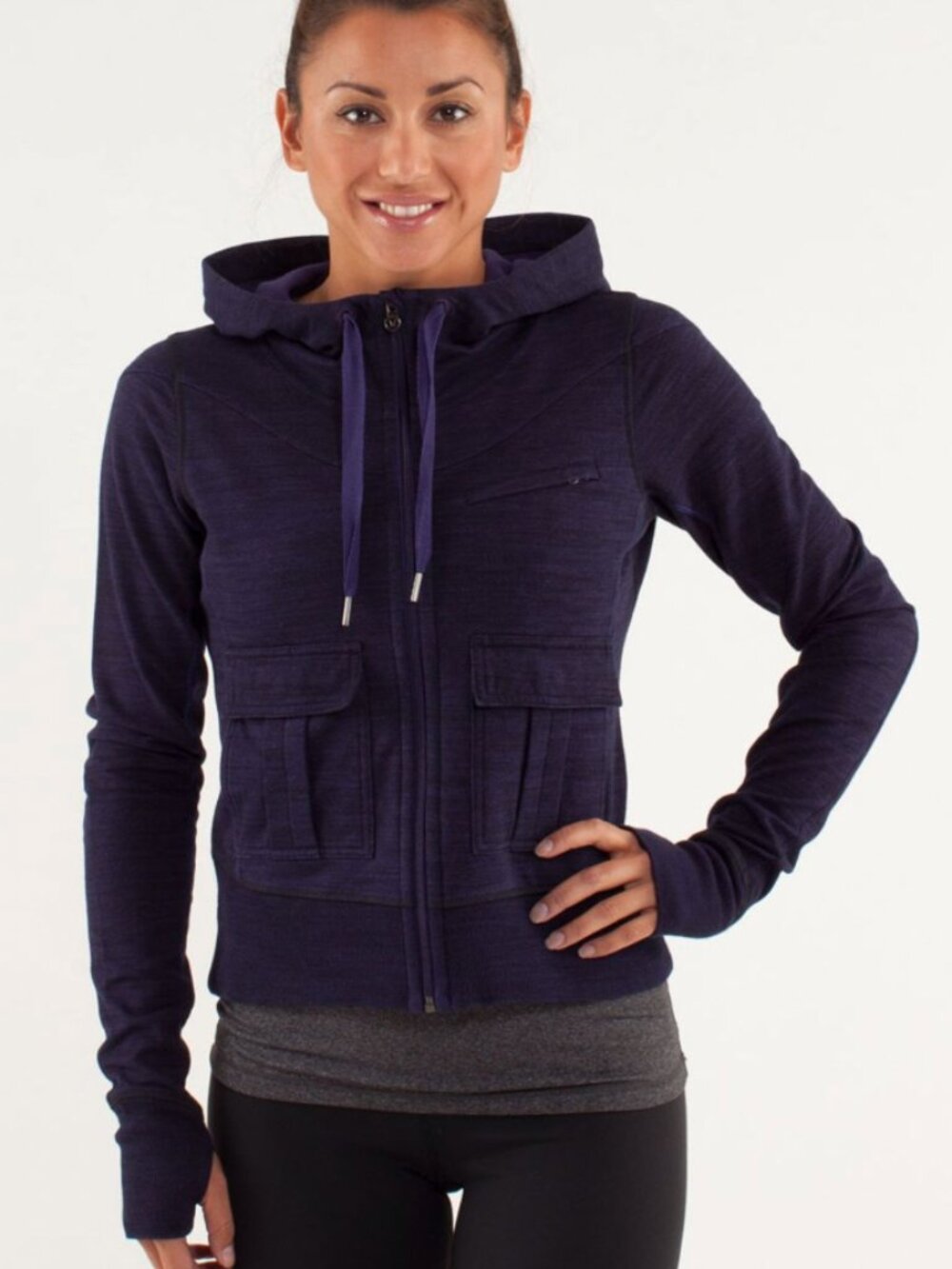 Lululemon Carry And Go Hoodie - Commuter Denim Dense Purple